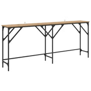 Tavolo Consolle | Tavolo d'Ingresso Rovere artigianale 180 x 30 x 75 cm