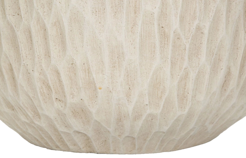 Vaso Shade Ø35x32,5 cm in Mgo Crema