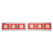 Set di lampade posteriori per camion con LED, senza segnalazione, 598x220 mm, 12/24V, Breckner Germany