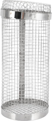 Griglia rotante 30cm a forma di tamburo - griglia rotante in acciaio inossidabile - accessori BBQ da campeggio