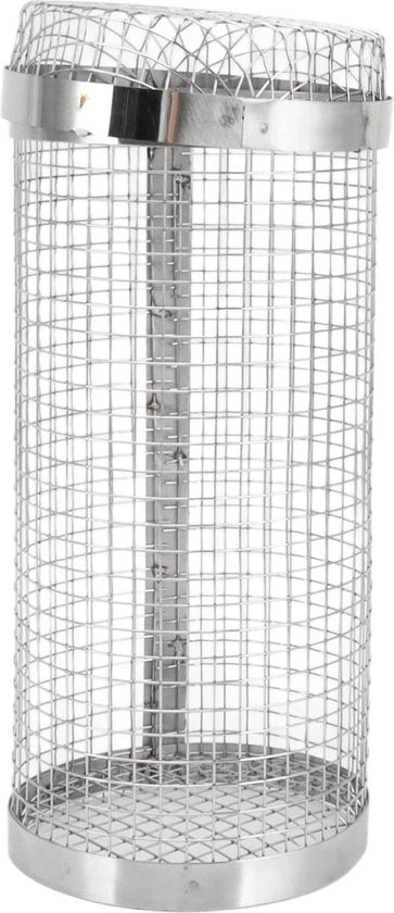 Griglia rotante 30cm a forma di tamburo - griglia rotante in acciaio inossidabile - accessori BBQ da campeggio