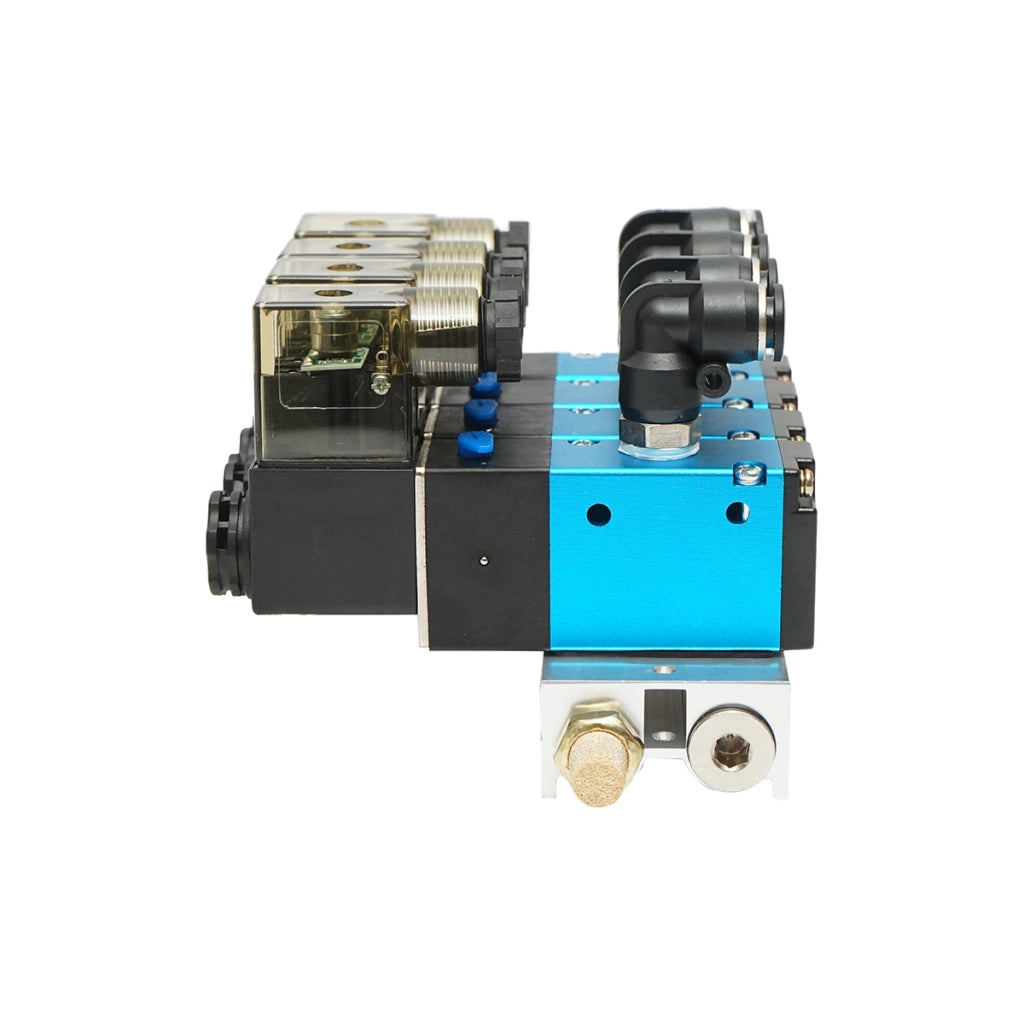 Set di 4 elettrovalvole per trattori forestali 12V con rampa 2 aperte/2 chiuse per DISRA99