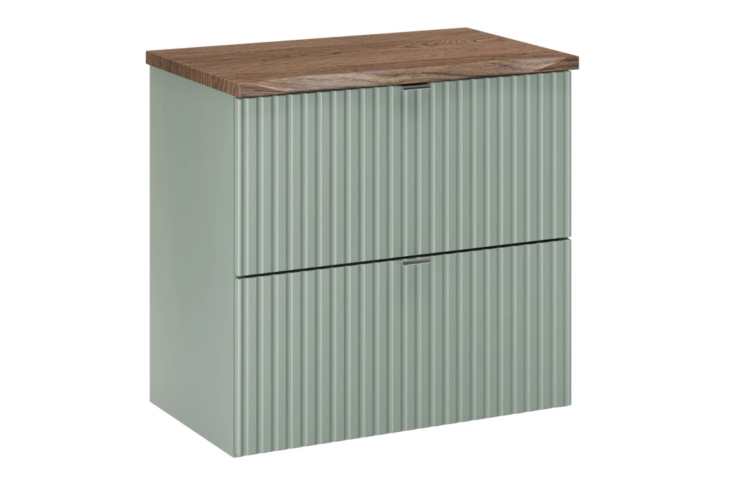 Set mobili bagno 60 cm con piano Line Reed Green 60 x 1401 x 40 cm