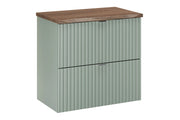 Set mobili bagno 60 cm con piano Line Reed Green 60 x 1401 x 40 cm