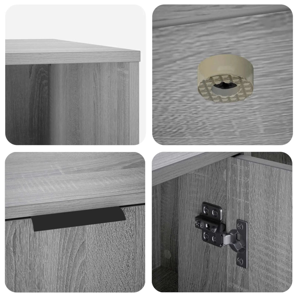 Mobile per gatti Sonoma grigio 100 x 49 x 45 cm 8014756