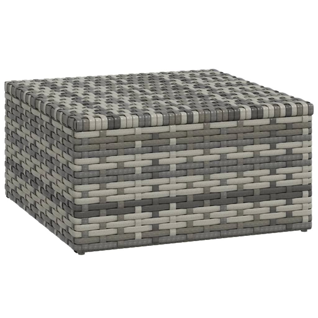 Set di mobili da giardino mobili da esterno set da 3 pezzi con cuscini resina intrecciata grigia 02_0015980