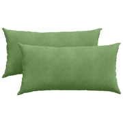 Cuscini da Divano 2 pz | Cuscini per sedie Verde chiaro 80 x 40 cm