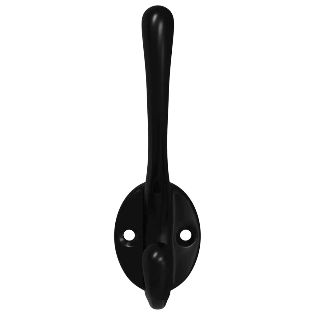 Gancio per vestiti 346 pcs Nero 102 x 29 x 47mm Lega di Zinco 864901