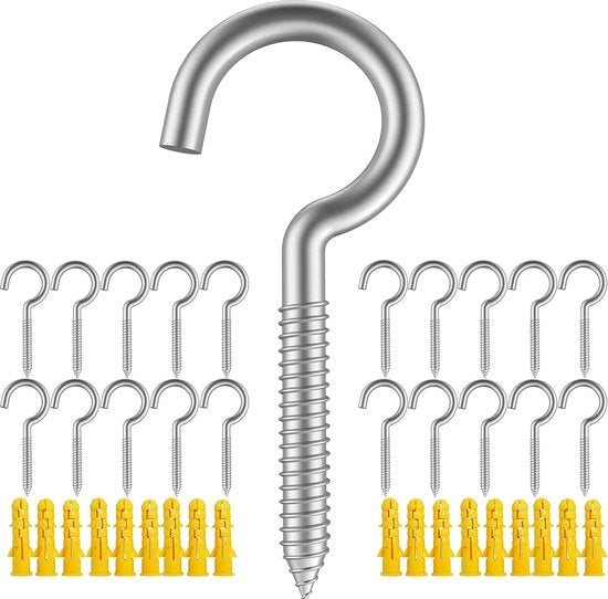 Set di 20 Viti a Scrocco Metalliche Robuste per Diverse Applicazioni
