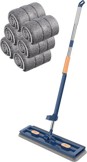 Kit di pulizia a mano con manico rotante 360° e sistema di strizzatura con wringer