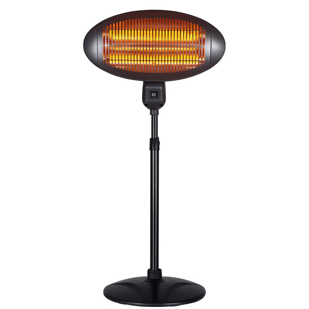 Zephir hzq2000 stufa da esterno al quarzo 2000w con 3 potenze