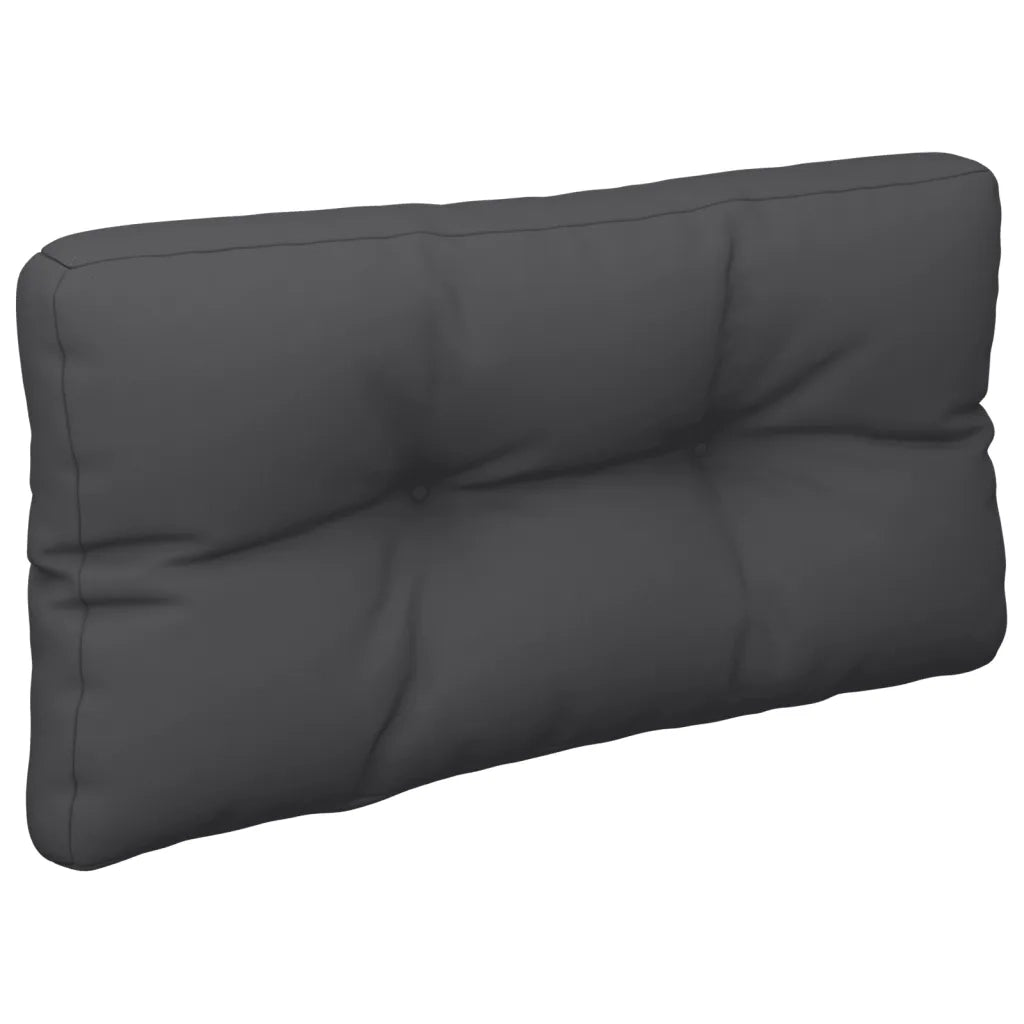 Cuscino per Pallet Nero 70x40x12 cm in Tessuto 360586
