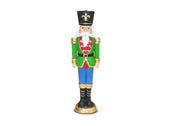 Decorazione Casa Natalizia Soldatino Lo Schiaccianoci in Resina con Luce 46 cm