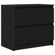 Mobile porta TV con pratico vano contenitore 60 x 35 x 54 cm stile moderno soggiorno/camera da letto legno composito nero 02_0051727