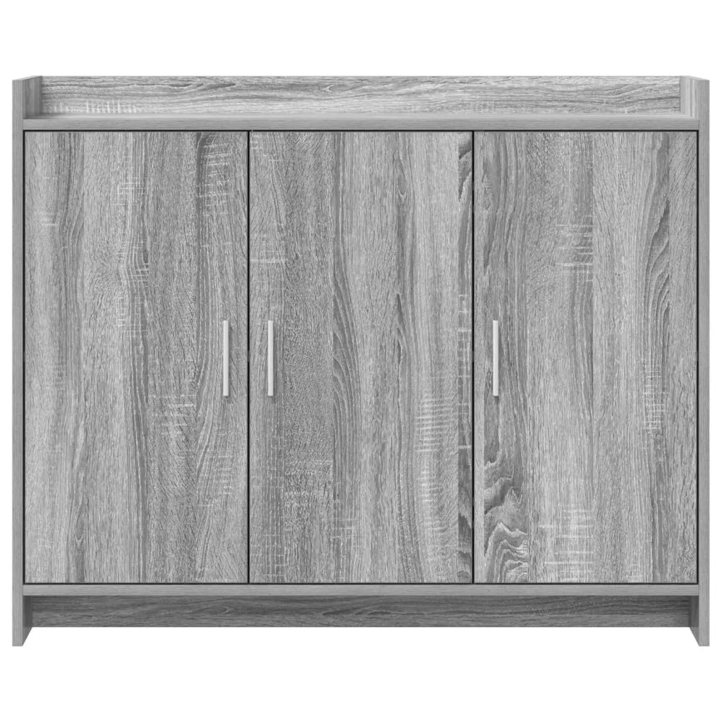Credenza Sonoma grigio 98,5 x 33 x 80 cm Legno ingegnerizzato 8011128