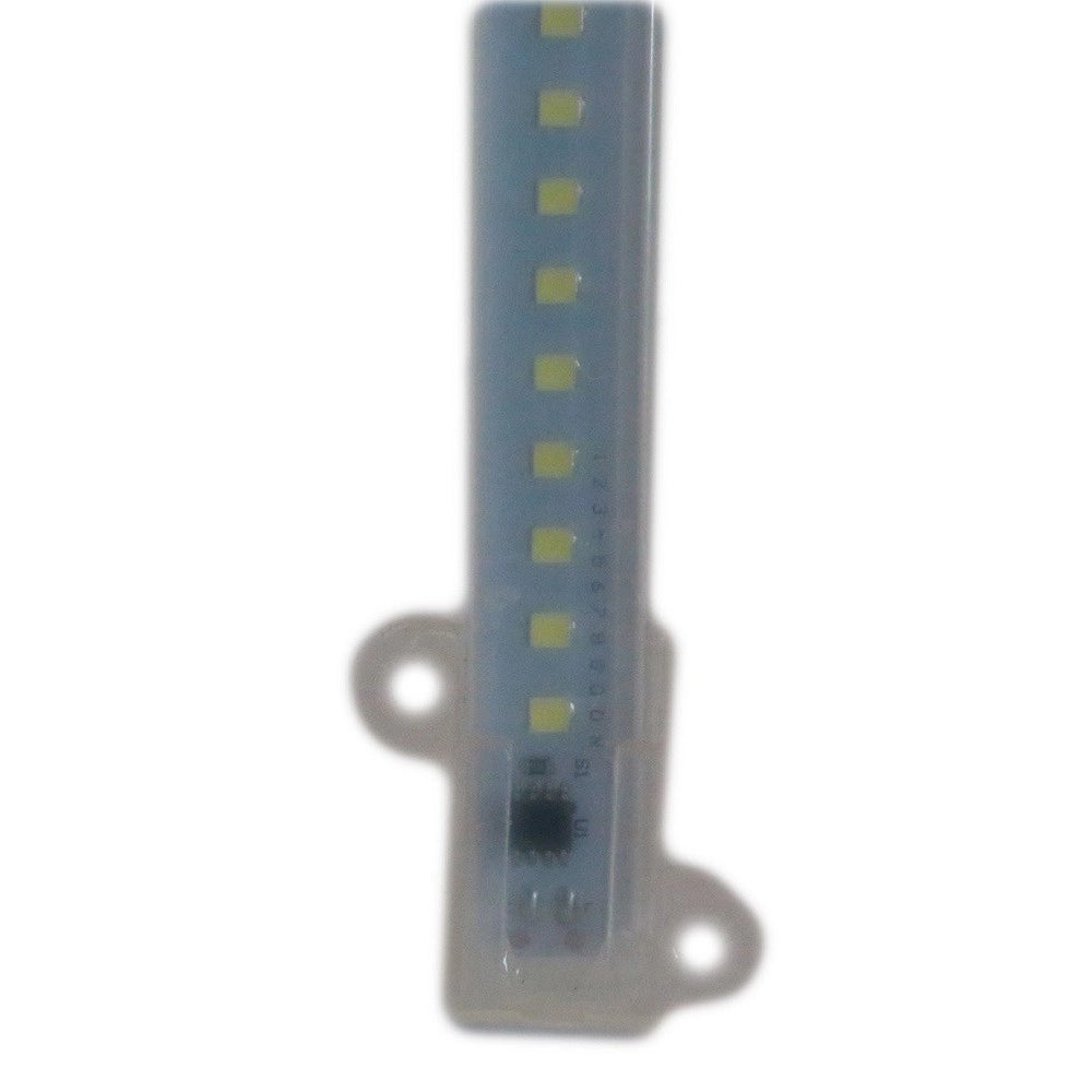Trade Shop - 5 Striscie Led Smd 2835 Rigida Barra Profilo 15w 1 Mt Luce Calda Fredda 12v - -bianco Freddo      -