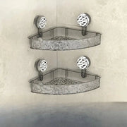 Set da bagno 2 pezzi con chiusura a vite, fissaggio alla parete senza martellate, cassettiera con chiusura a vite, cassettiera per la zona bagno, cassettiera trasparente e rimovibile, adatta per zona bagno e toilette.