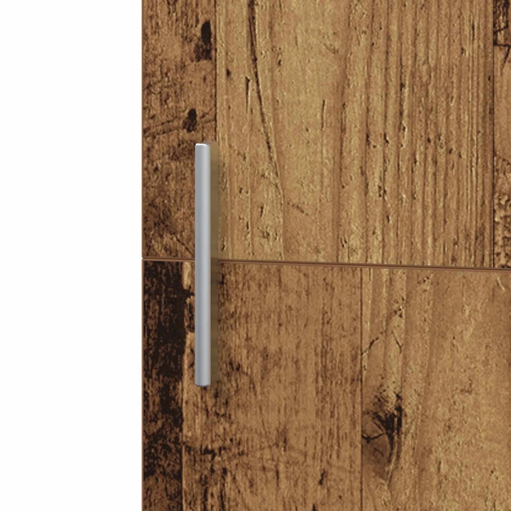 Credenza 2 pz | Madia | Buffet da pranzo | Armadio da pranzo Legno vecchio 50 x 42,5 x 185 cm