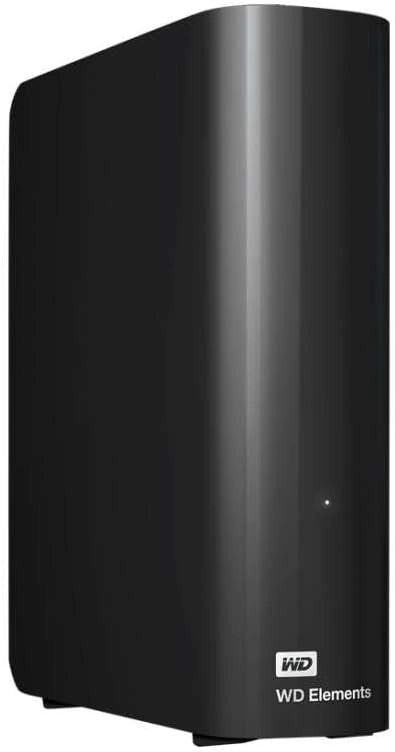 22 TB Elements Hard Disk Esterno per Desktop, USB 3.1 Gen 1, Ideale per espandere facilmente lo spazio di archiviazione e conservare foto, musica, video e file importanti, Nero