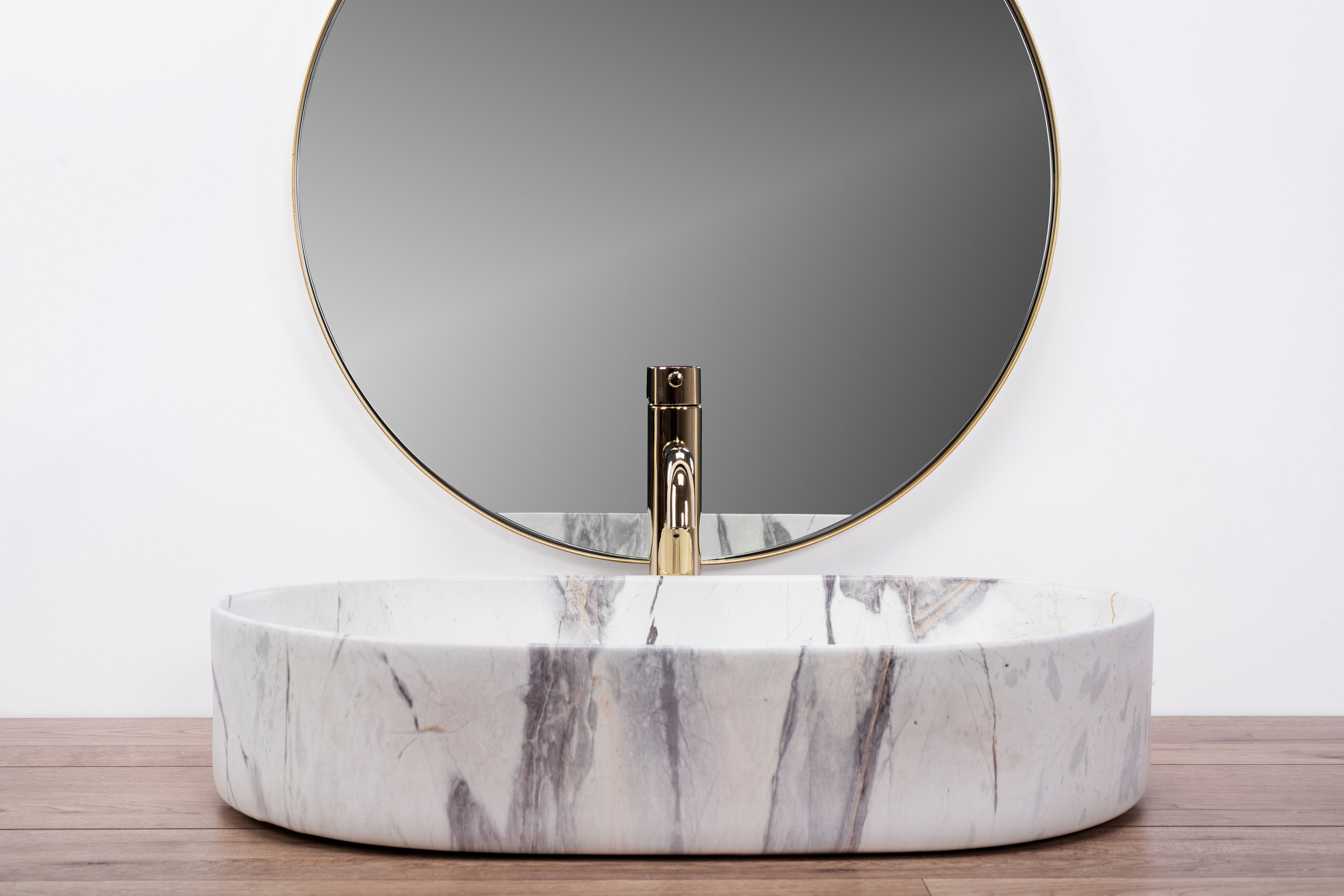 Lavabo Da Appoggio Rea Nadia 60 Sand