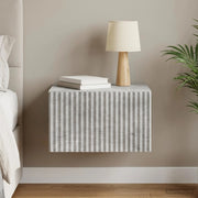 Mobiletto da notte a muro Grigio Cemento 33 x 34,5 x 20 cm 898431