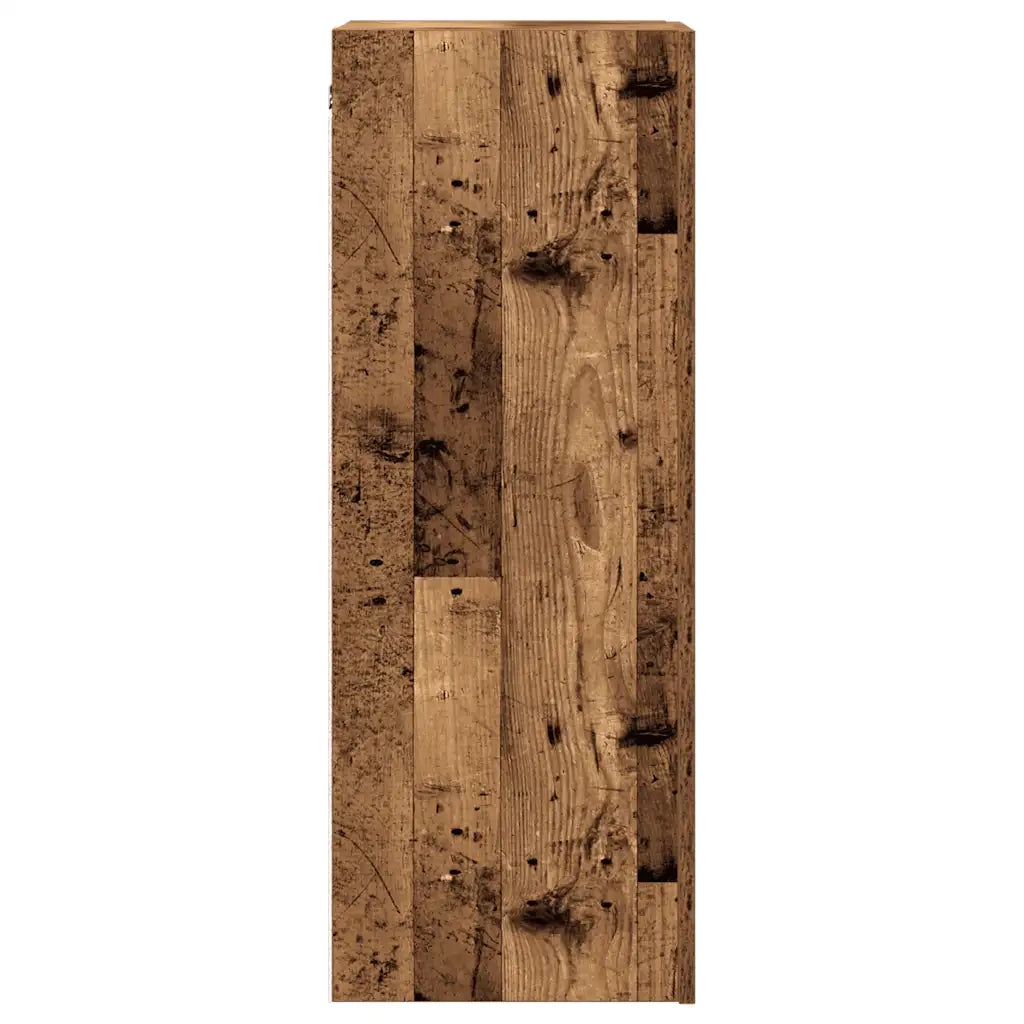 Mobile TV Legno Antico 30,5x30x90 cm in Legno Multistrato