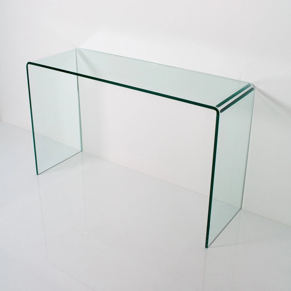 Consolle Fissa in Vetro H80x40x120cm Smalle Trasparente