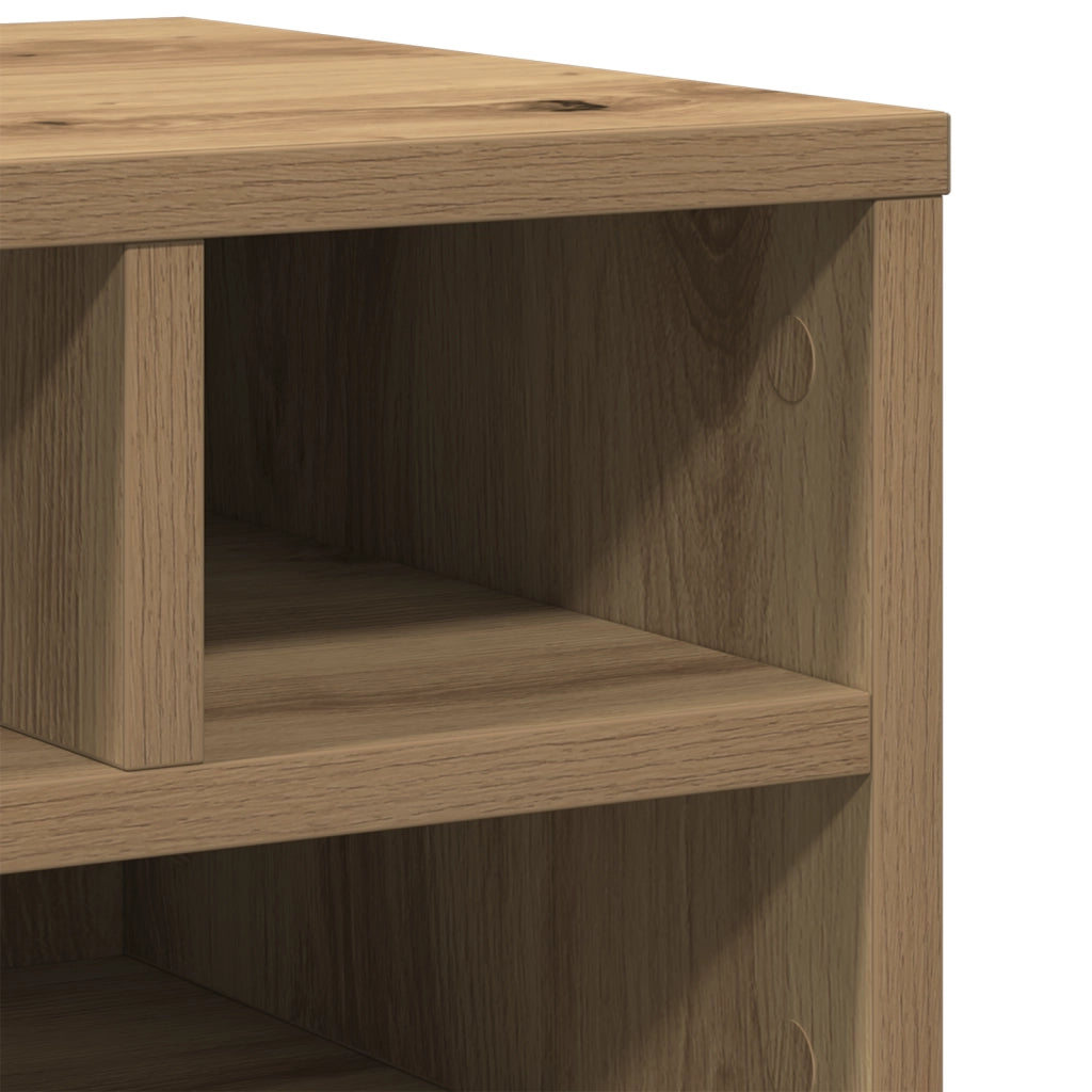 Supporto per Stampante  Rovere Artigianale 40x32x22,5 cm Legno Ingegnerizzato