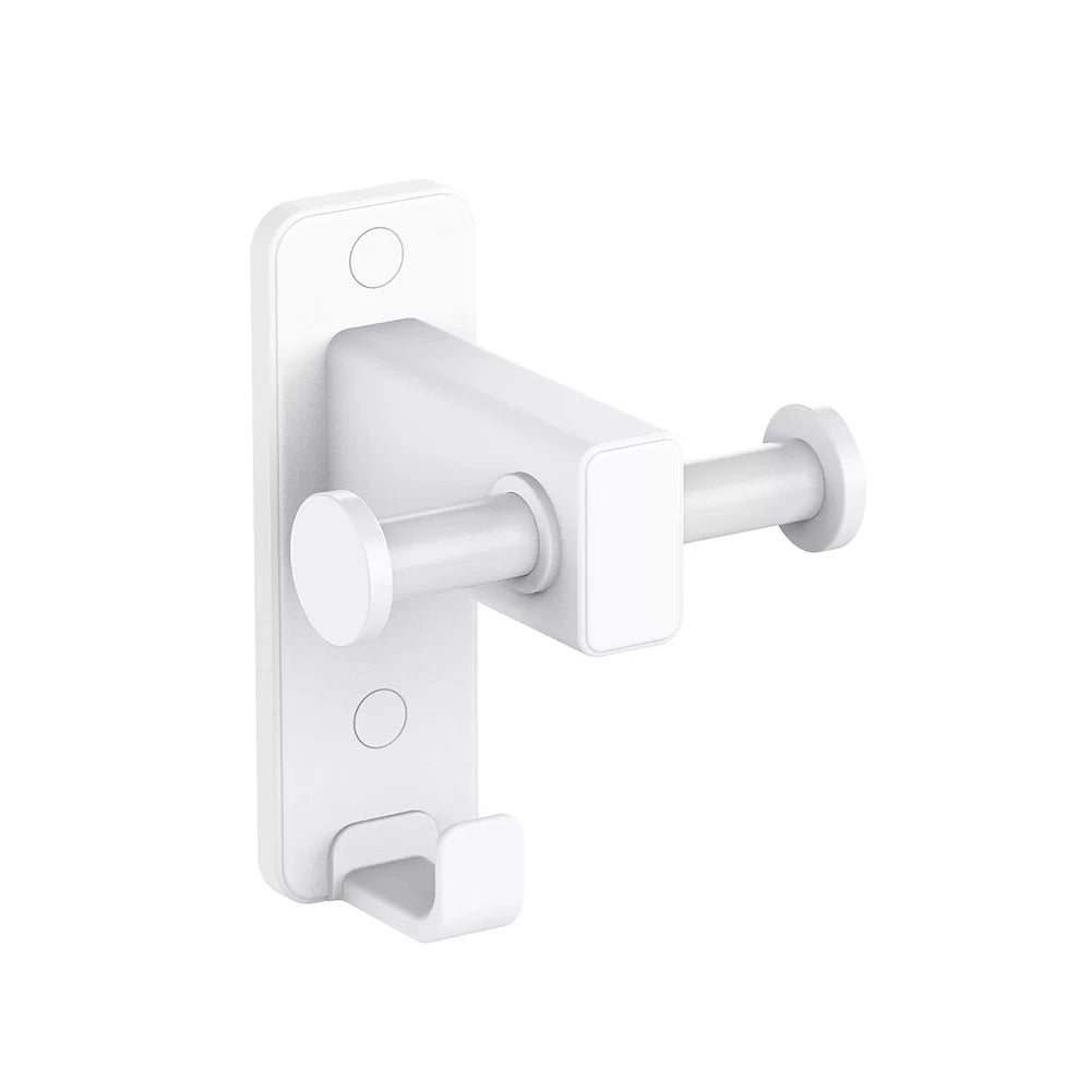 Porta abito a muro con 2 ganci bianco - Serie Blend