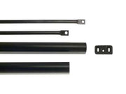 ASTE E COPERTURE VERNICIATE NERE 94100205 PER MANIGLIONE ANTIPANICO  per porte altezza max mm.2400 (94100205)    ISEO
