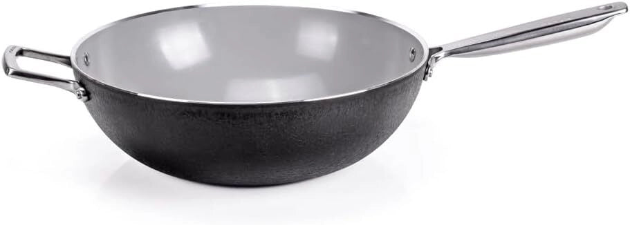 Moneta Wok 32cm 1m + 1 maniglia Armonia Finegres