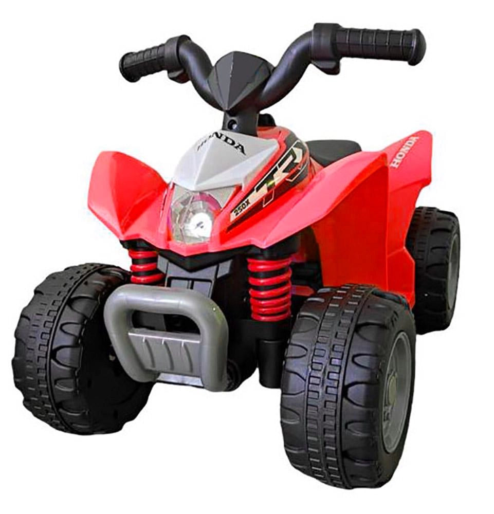 Mini Quad Elettrico per Bambini 6v con Licenza Honda 250X Rosso