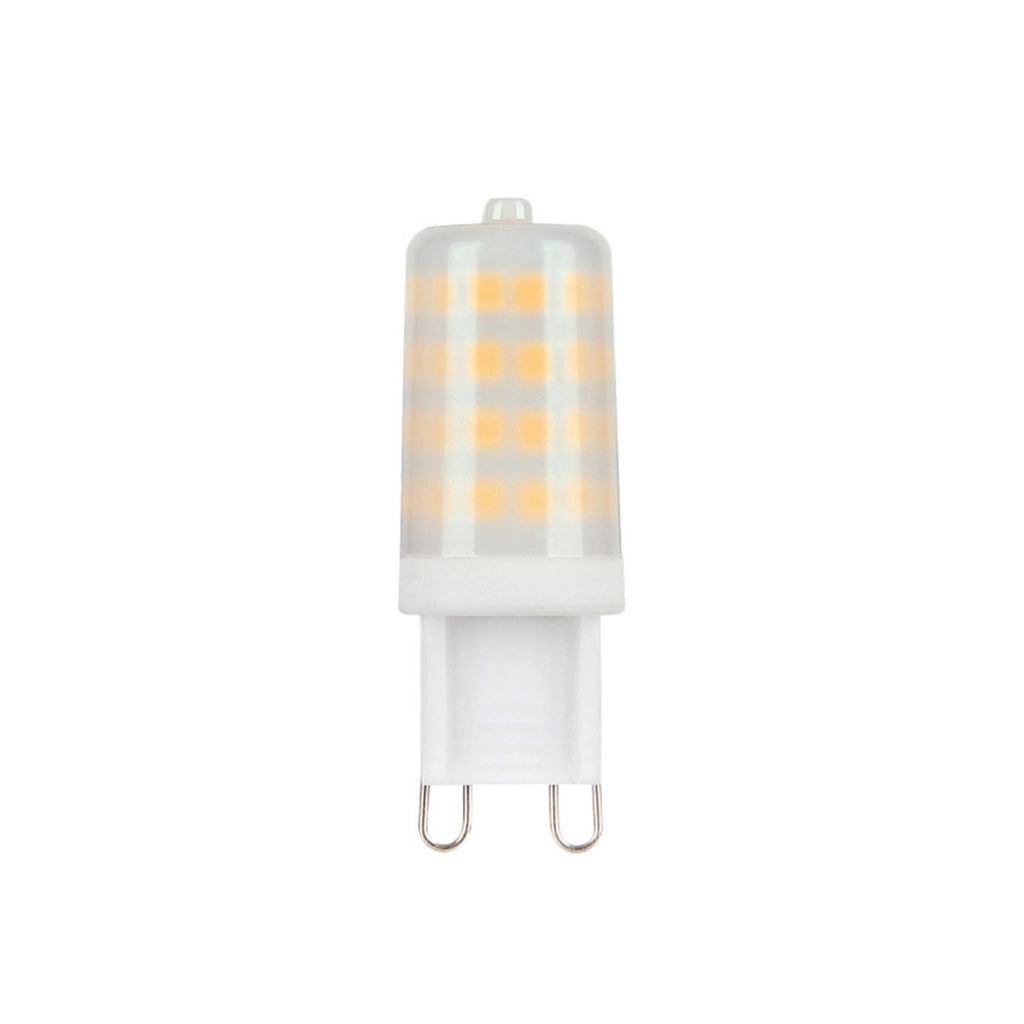 Alcapower Lampada LED Bispina G9 4W 370lm 4000K Bianco Naturale 230V, Efficienza Energetica Classe F, Attacco G9, Durata 15000 ore, Luce Istantanea