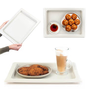 Vassoio da portata in plastica KADAX per cucina, camerieri, bar, grande 40x28 cm