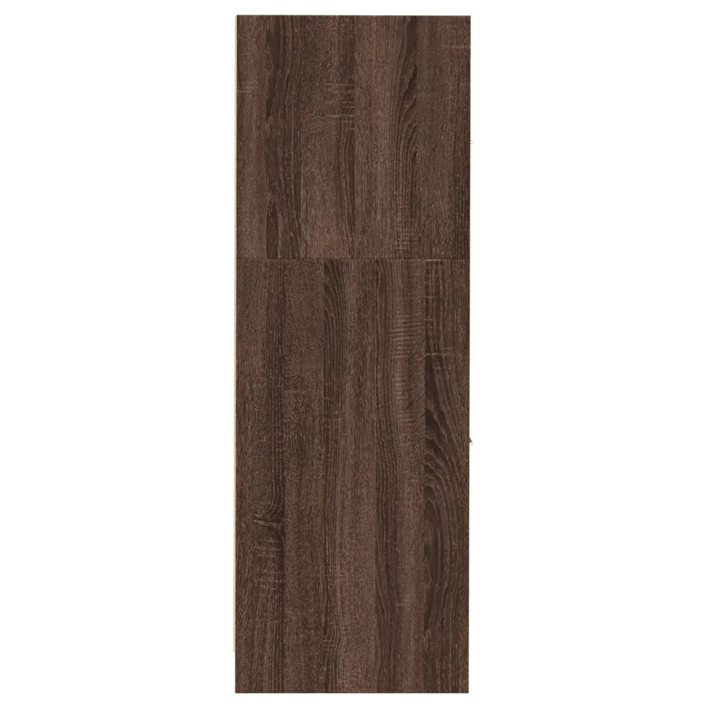 Mobiletto da farmacia multifunzionale 30 x 41 x 118 cm pratico contenitore stile classico legno composito marrone 02_0050616