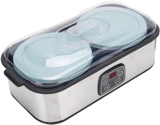 Fattore di Yogurt con Regolazione Automatica della Temperatura - Capacità 2L - Multifunzionale - Facile da Pulire - Adatto per Jam/Ice - Macchina per Yogurt