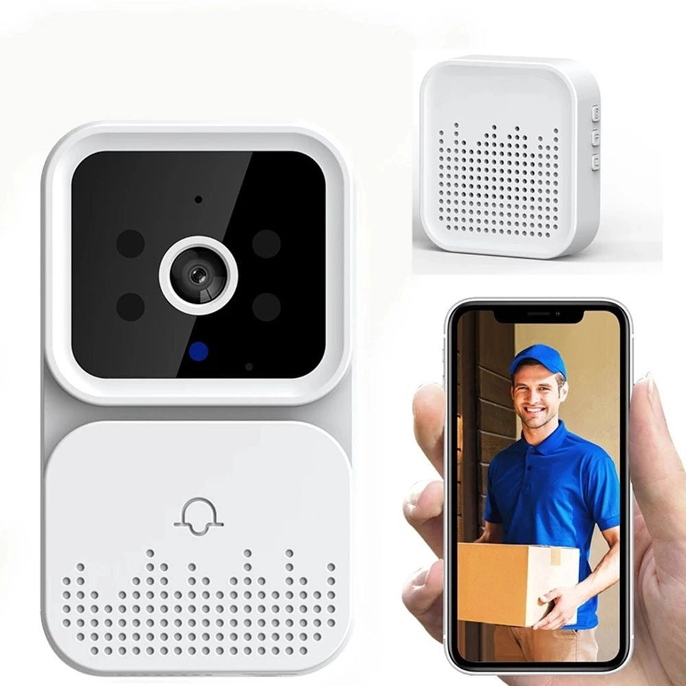 Trade Shop - Campanello Video Hd Visione Notturna Wireless Citofono Videocitofono Smart -