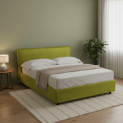 Letto Matrimoniale Brolo, Letto Matrimoniale Sfoderabile Made in Italy, Verde