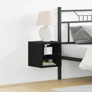 Armadio da letto a muro LED 2 pcs Nero 30 x 28,5 x 30 cm 863086