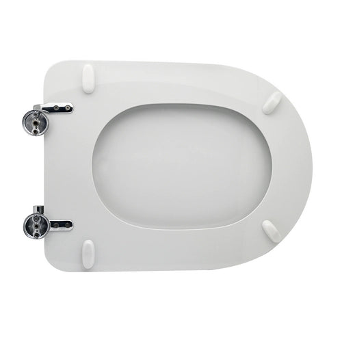 SEDILE WC PER SCIC VASO DONNA FORMA 7- Bianco - Cerniere A Passanti- CW- pezzi 1