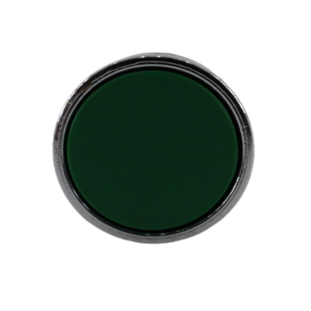 Pulsante metallo verde Aleyay