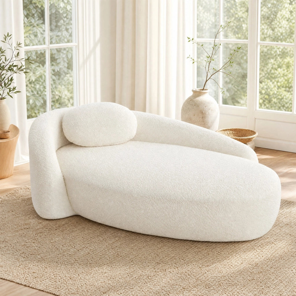 DIVANO Teddy Beige con cuscino