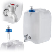 Contenitore per acqua KADAX per lavabo, dispenser di sapone liquido da 20 litri con rubinetto