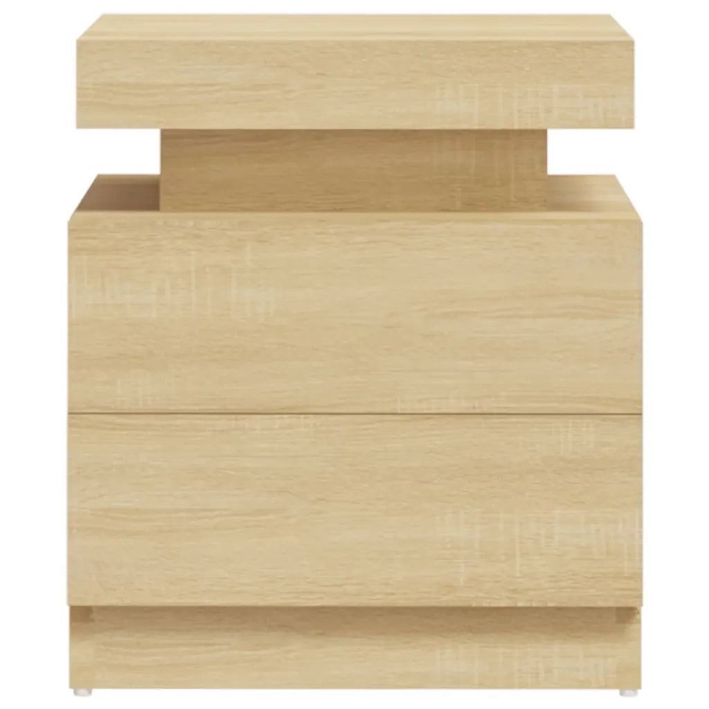Comodino Rovere Sonoma 45x35x52 cm in Legno Multistrato 326852