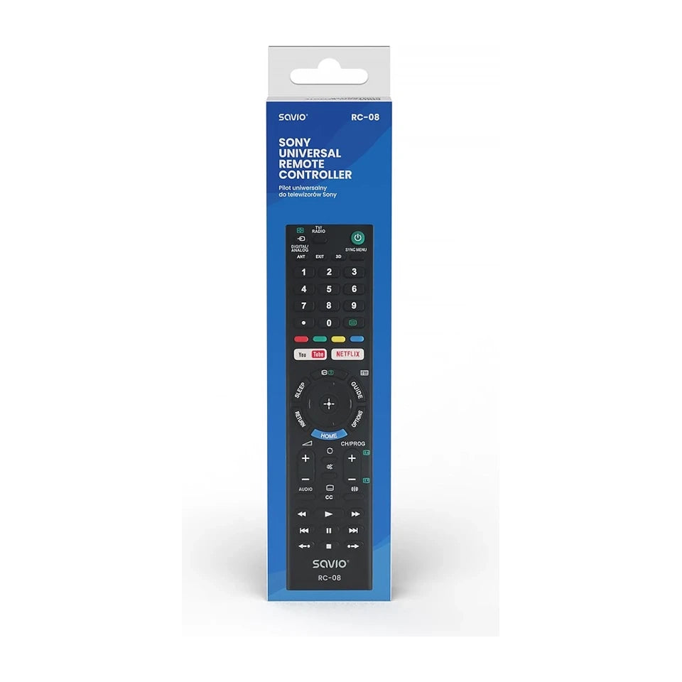 Savio RC-08 telecomando TV Pulsanti premuti