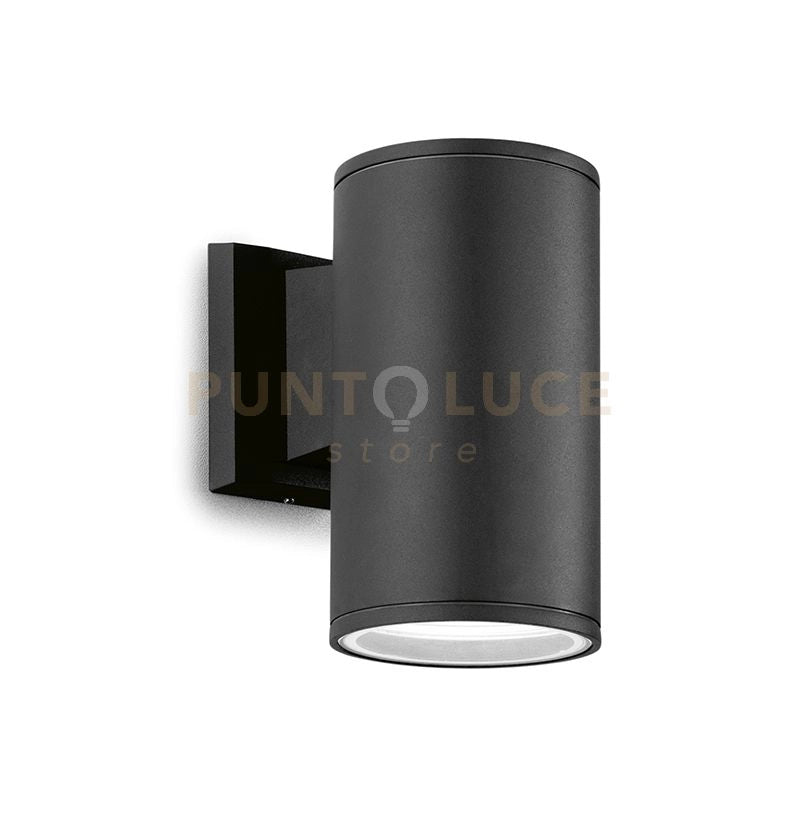 GES1003- APPLIQUE IN ALLUMINIO 1 LUCE ATTACCO E27 COLORE GRIGIO ANTRACITE IP65