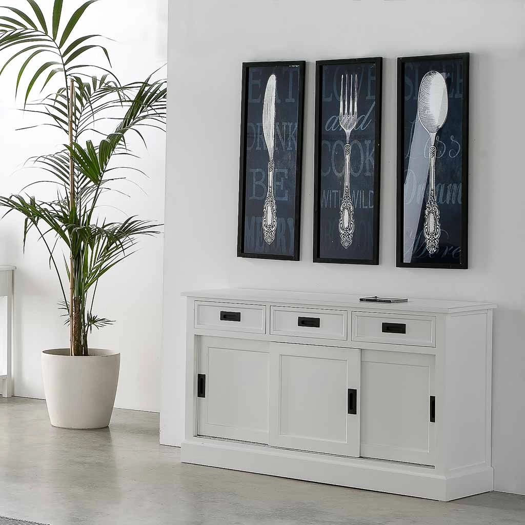 Quadro in metallo con vetro 33x2,5x93h