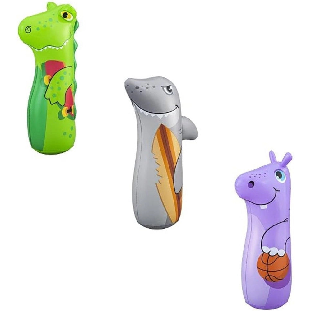 Trade Shop - Pungiball Design A Forma Di Animali 89 Cm Per Bambini 6 Modelli Assortiti 52152 -