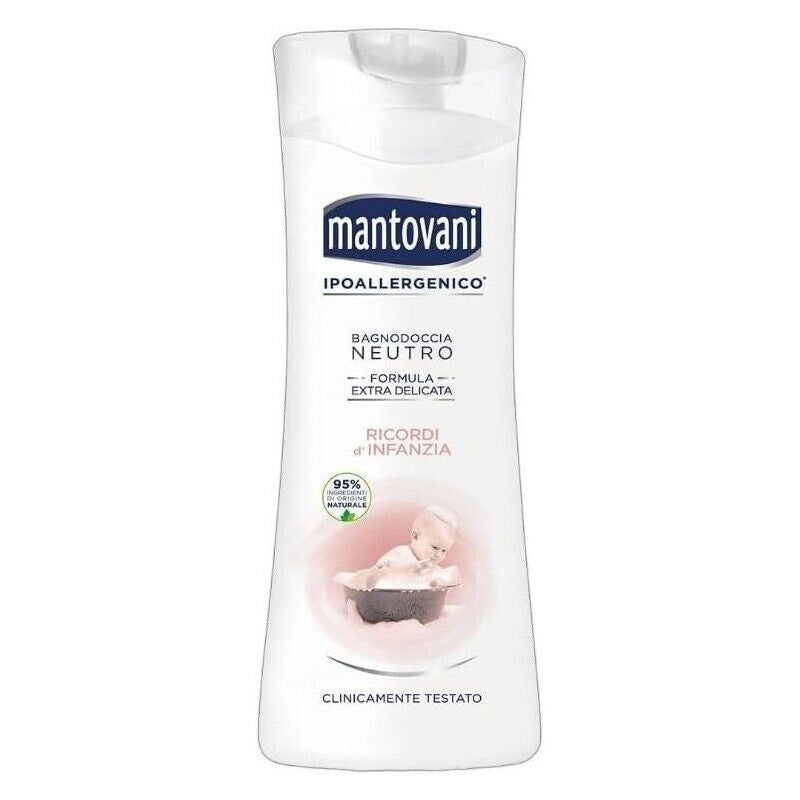 MANTOVANI BAGNODOCCIA NEUTRO FORMULA EXTRADELICATA 400 ML RICORDI DI INFANZIA
