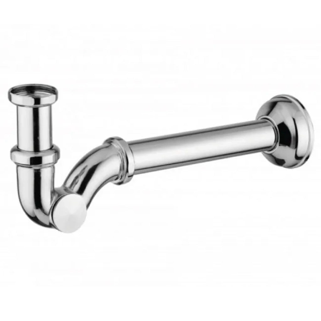 SIFONE A ESSE OTTONE CROMATO SENZA PILETTA 1   FRATELLI GIACOMINI SNC